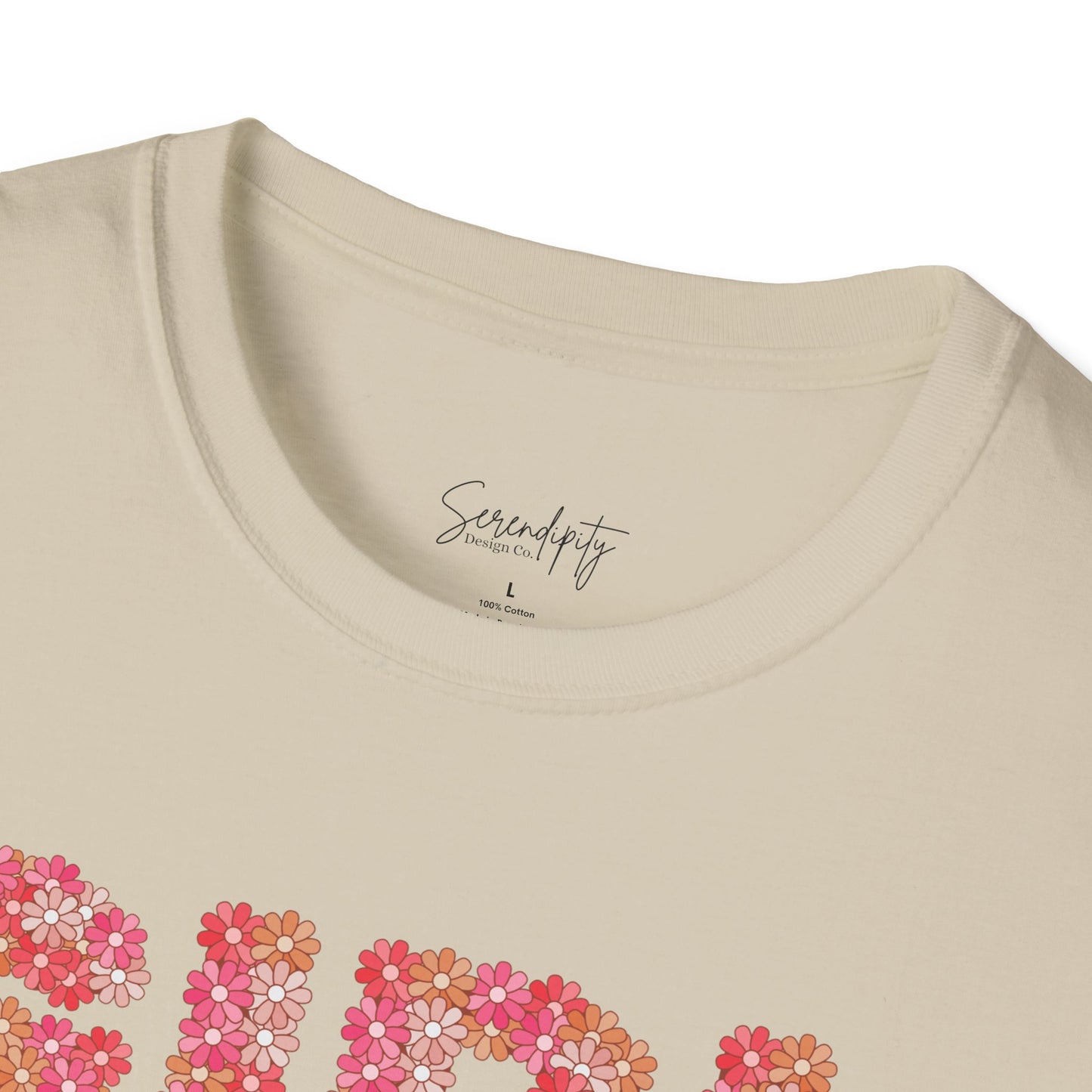 Girl Mama Retro Floral Soft Style Tee