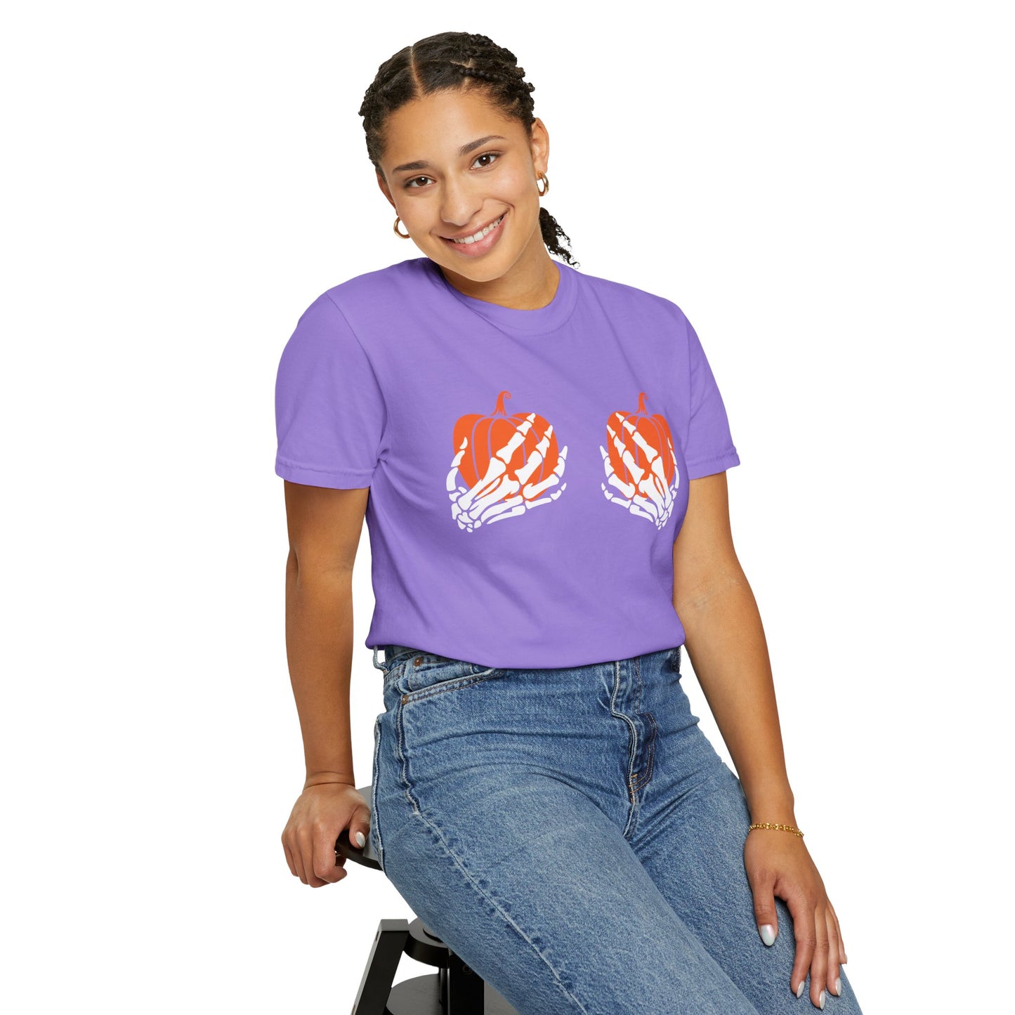 Pumpkin Grab Comfort Colors Tee