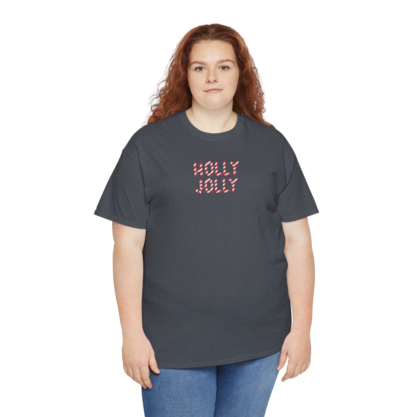 Holly Jolly Candy Cane Unisex Tee