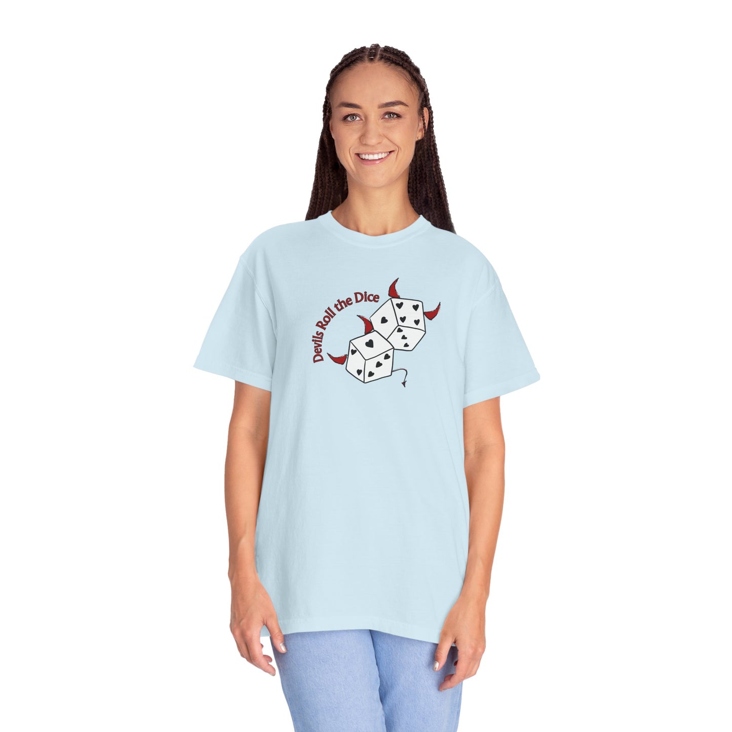 Devils Roll The Dice Comfort Colors Tee