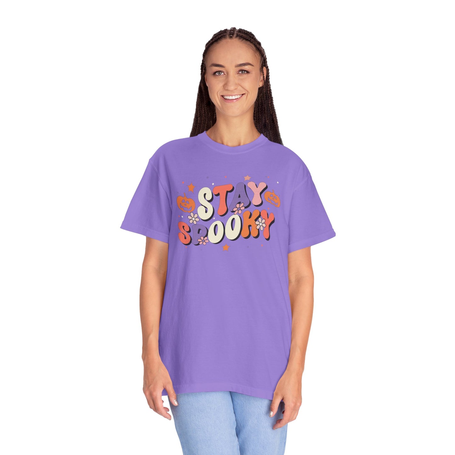 Stay Spooky Girly Comfort Colors Tee