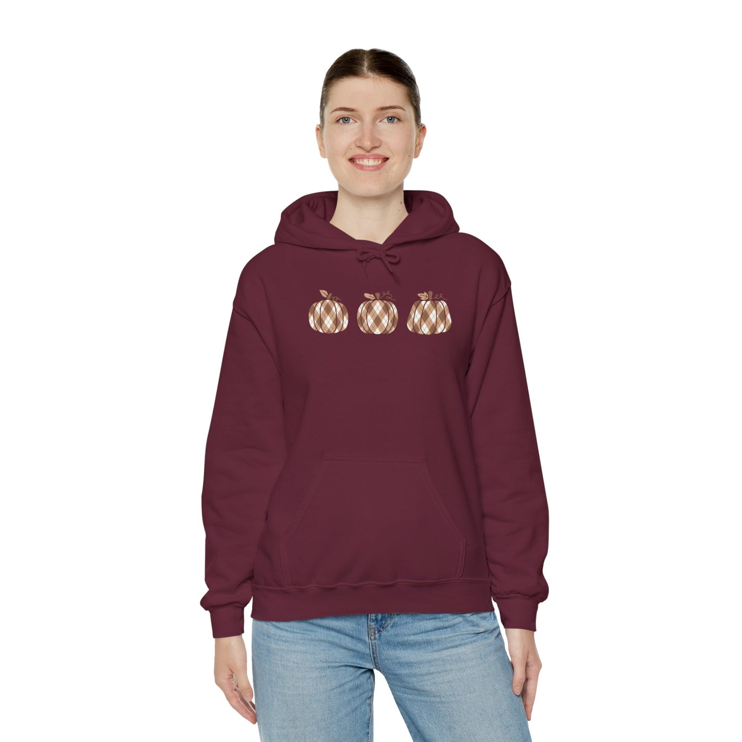 Plaid Pumpkins Unisex Hoodie