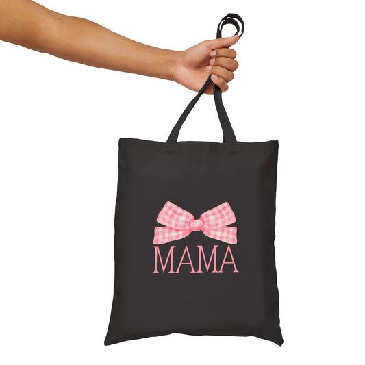 Mama Bow Pink Tote Bag