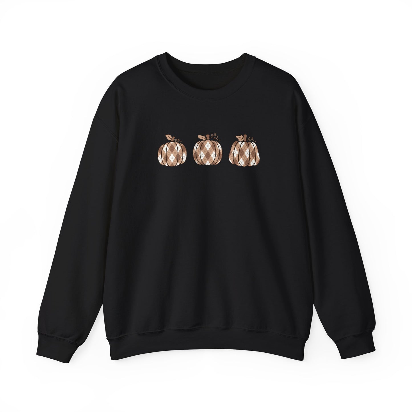 Plaid Pumpkins Unisex Crewneck