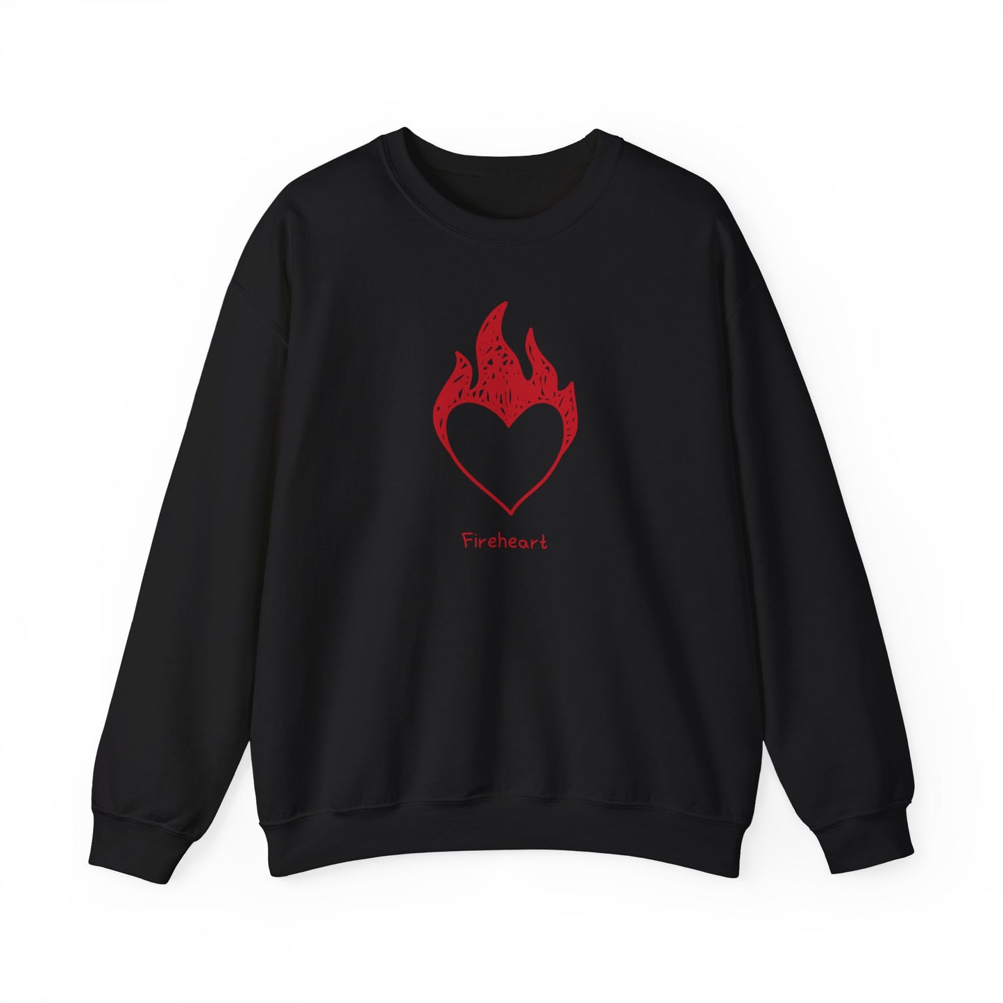 Fireheart Hand-drawn Crewneck Sweatshirt