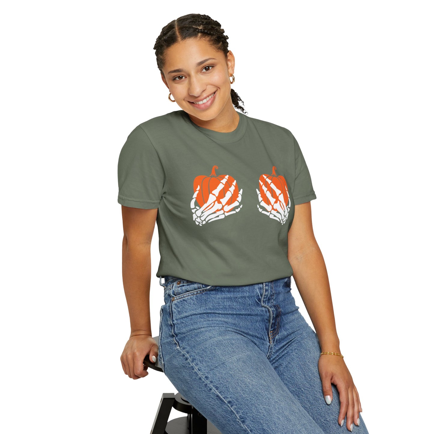 Pumpkin Grab Comfort Colors Tee