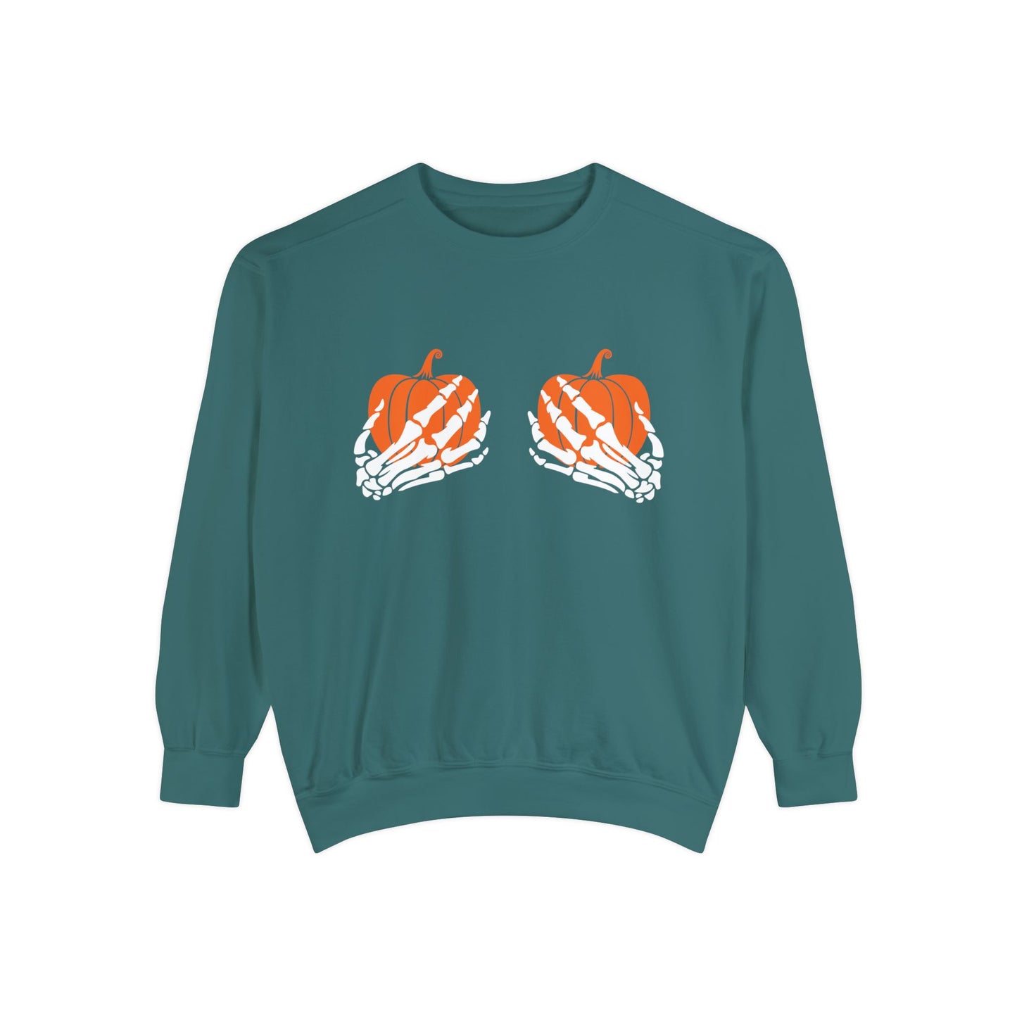 Pumpkin Grab Comfort Colors Sweatshirt