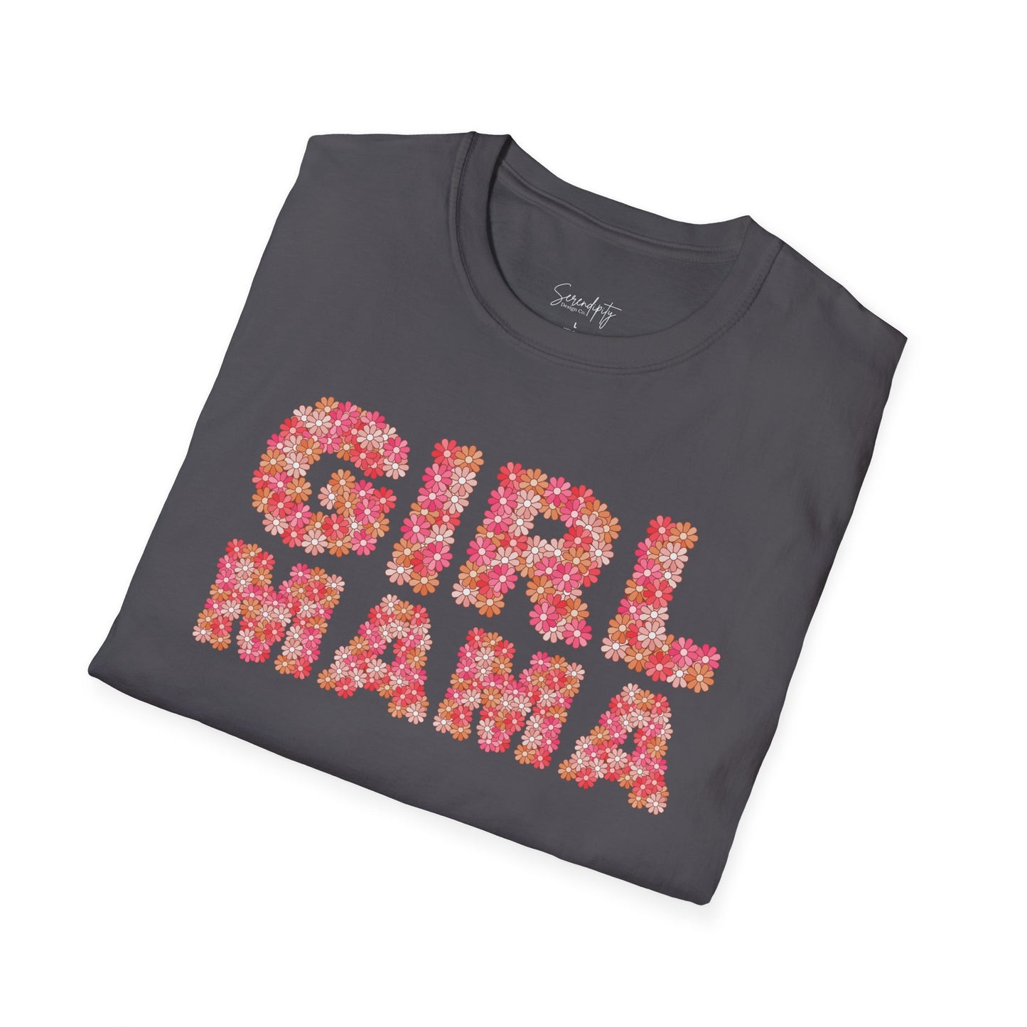 Girl Mama Retro Floral Soft Style Tee