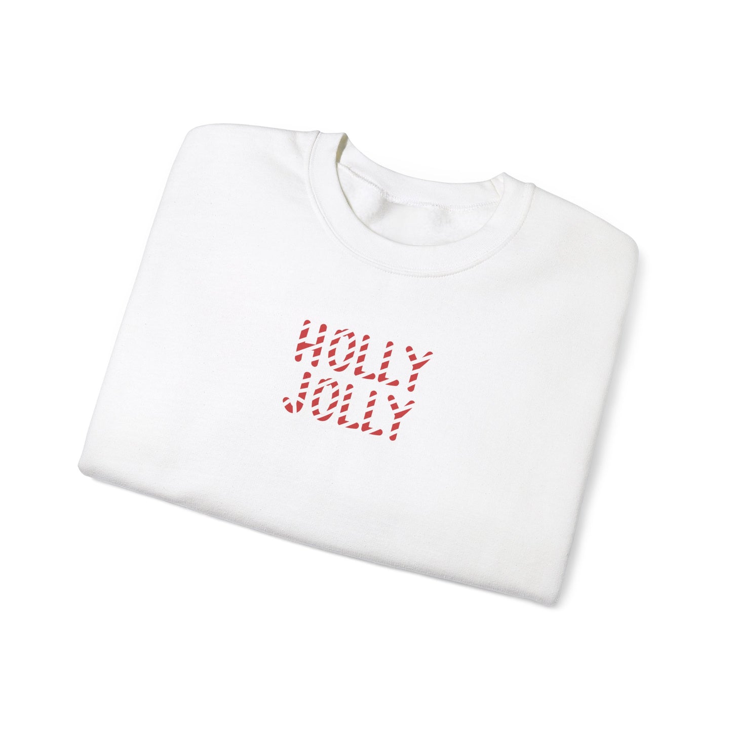 Holly Jolly Candy Cane Unisex Crewneck