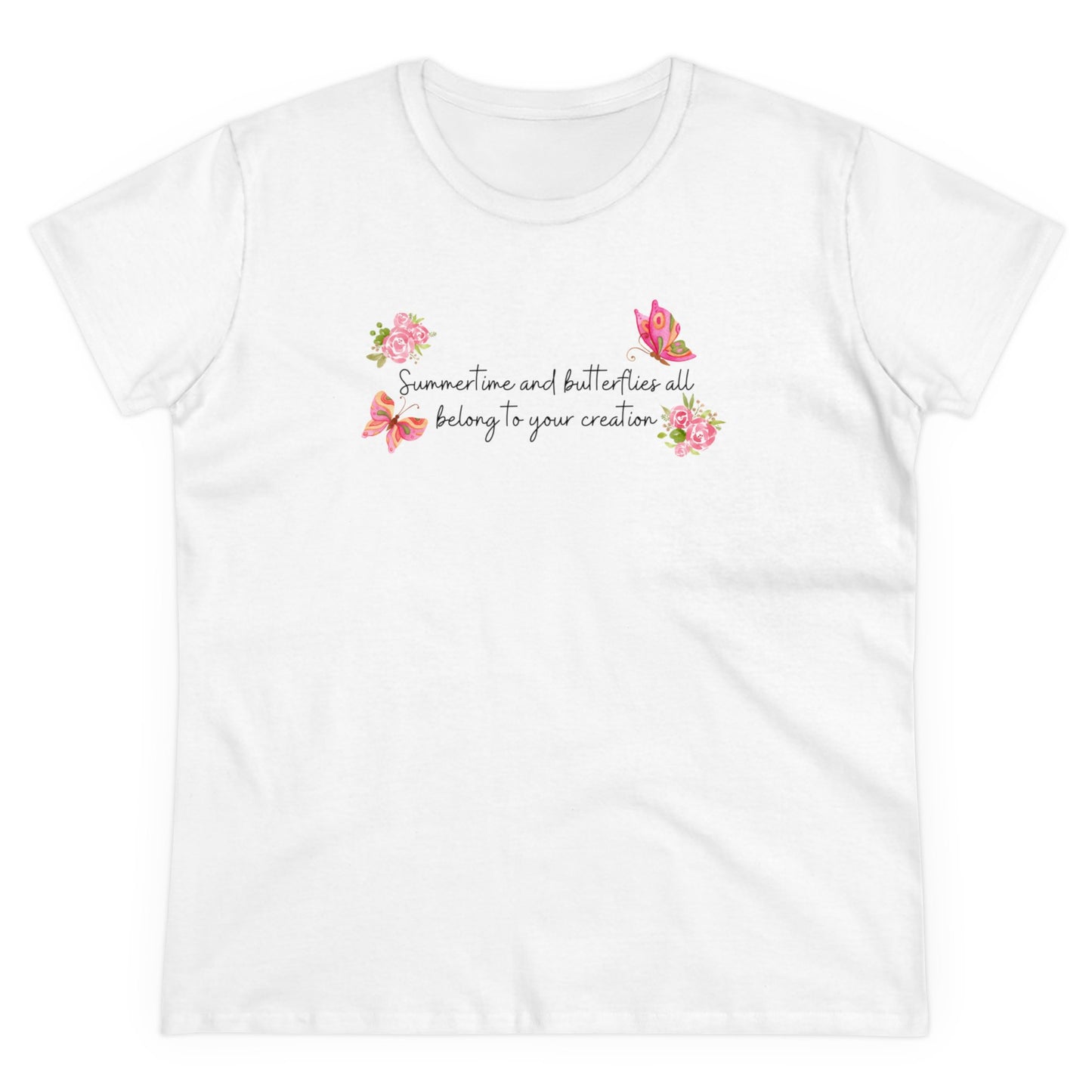 Summertime & Butterflies Baby Tee