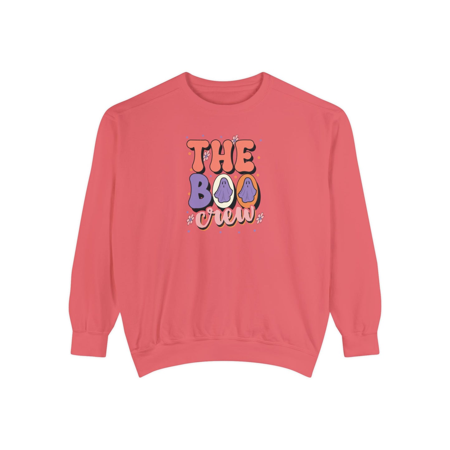 The Boo Crew Girly Comfort Colors Sweatshirt