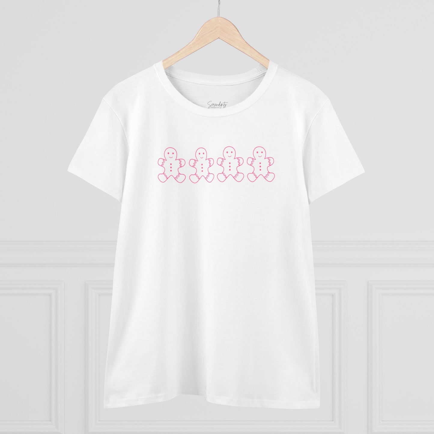 Pink Gingerbread Baby Tee