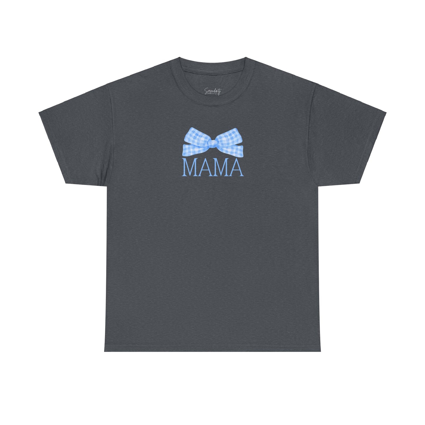 Mama Blue Bow Unisex Tee