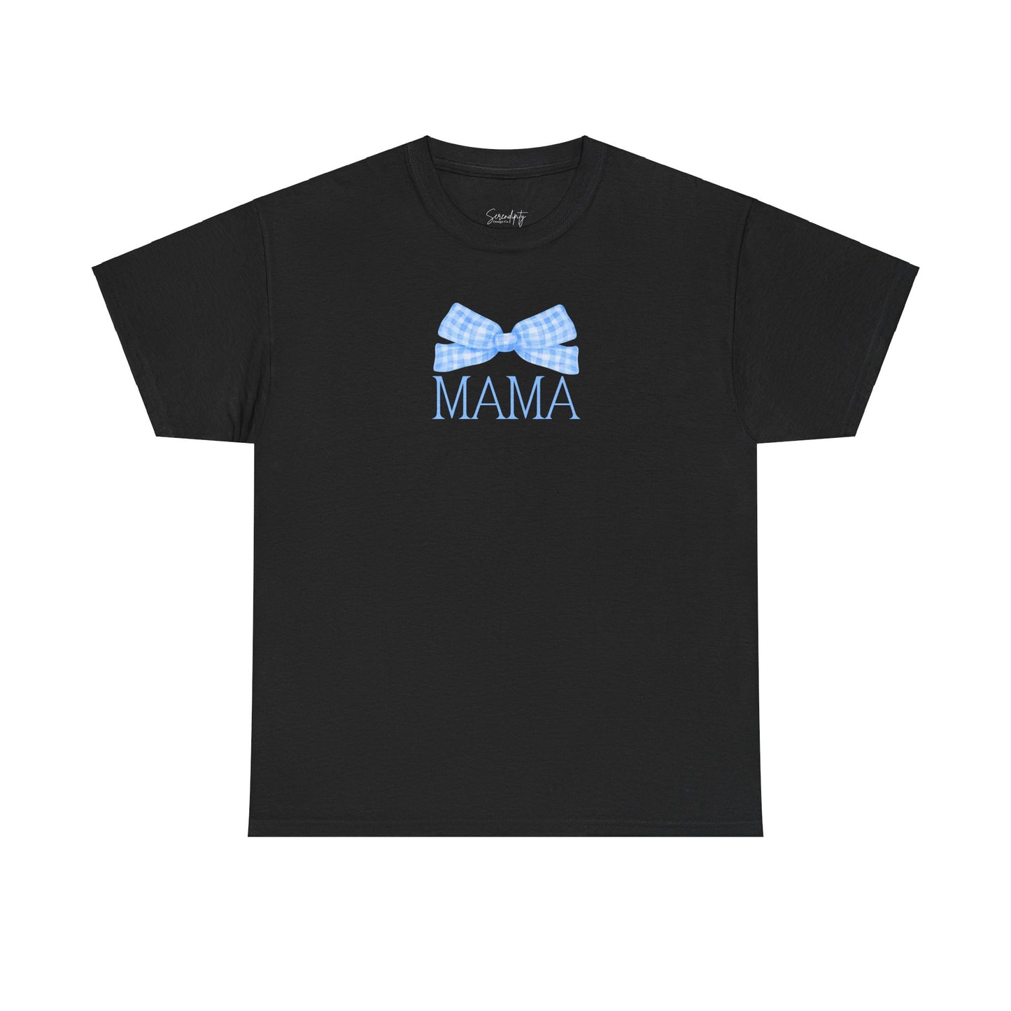 Mama Blue Bow Unisex Tee