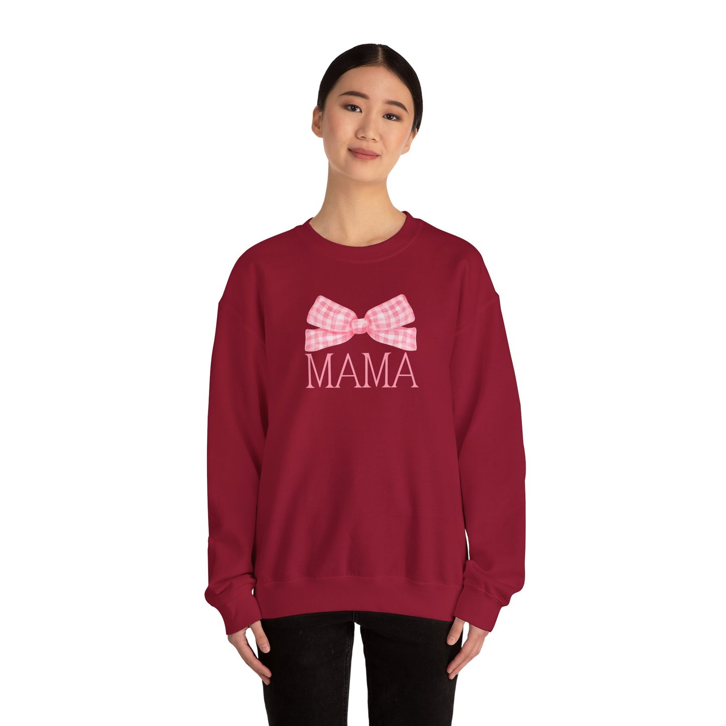 Pink Mama Bow Crewneck Sweatshirt