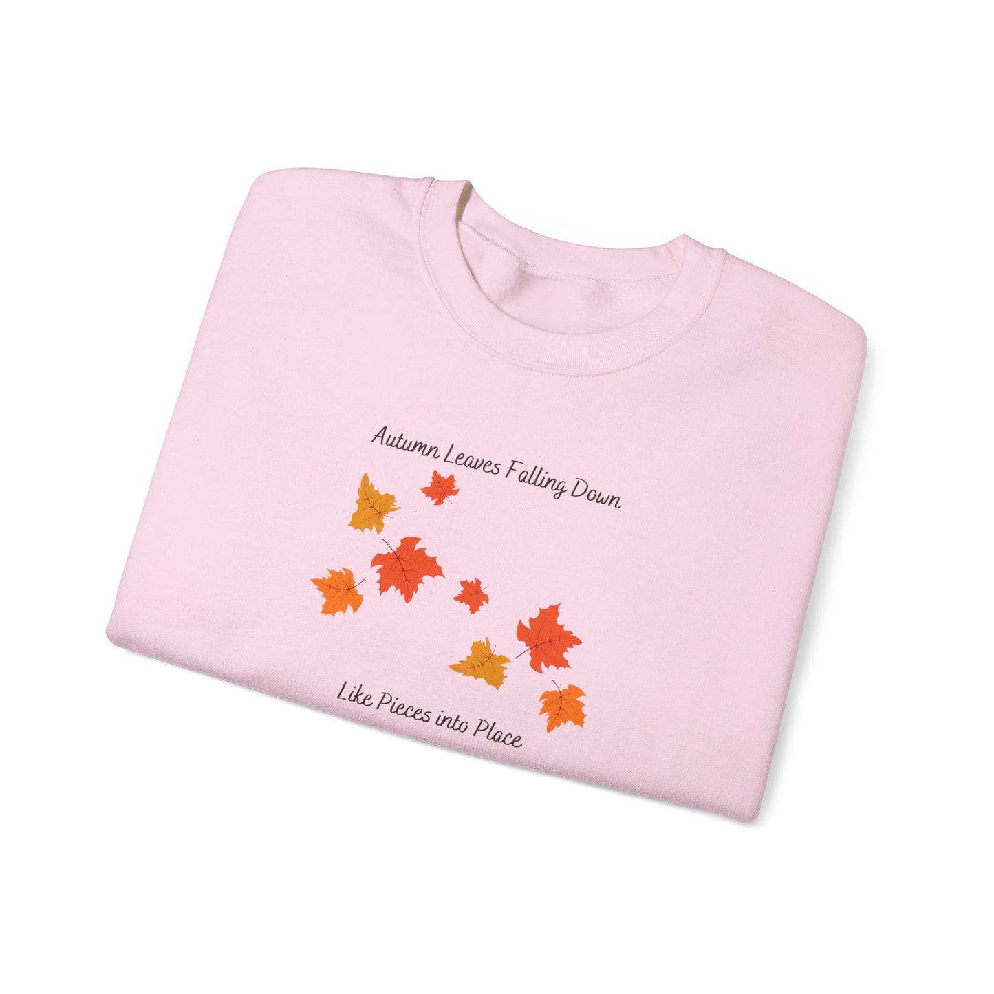 Autumn Leaves Falling Down Crewneck Sweatshirt