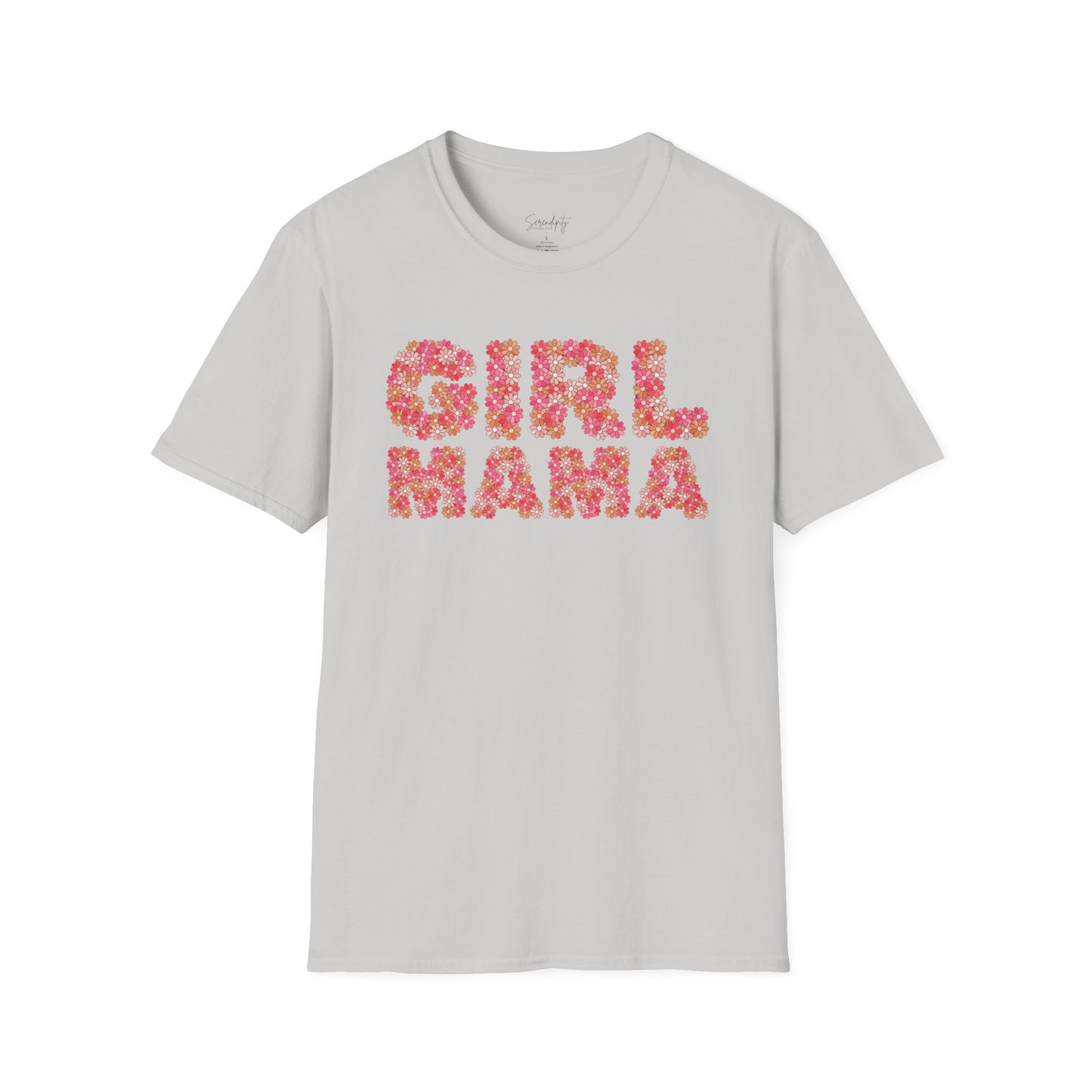 Girl Mama Retro Floral Soft Style Tee