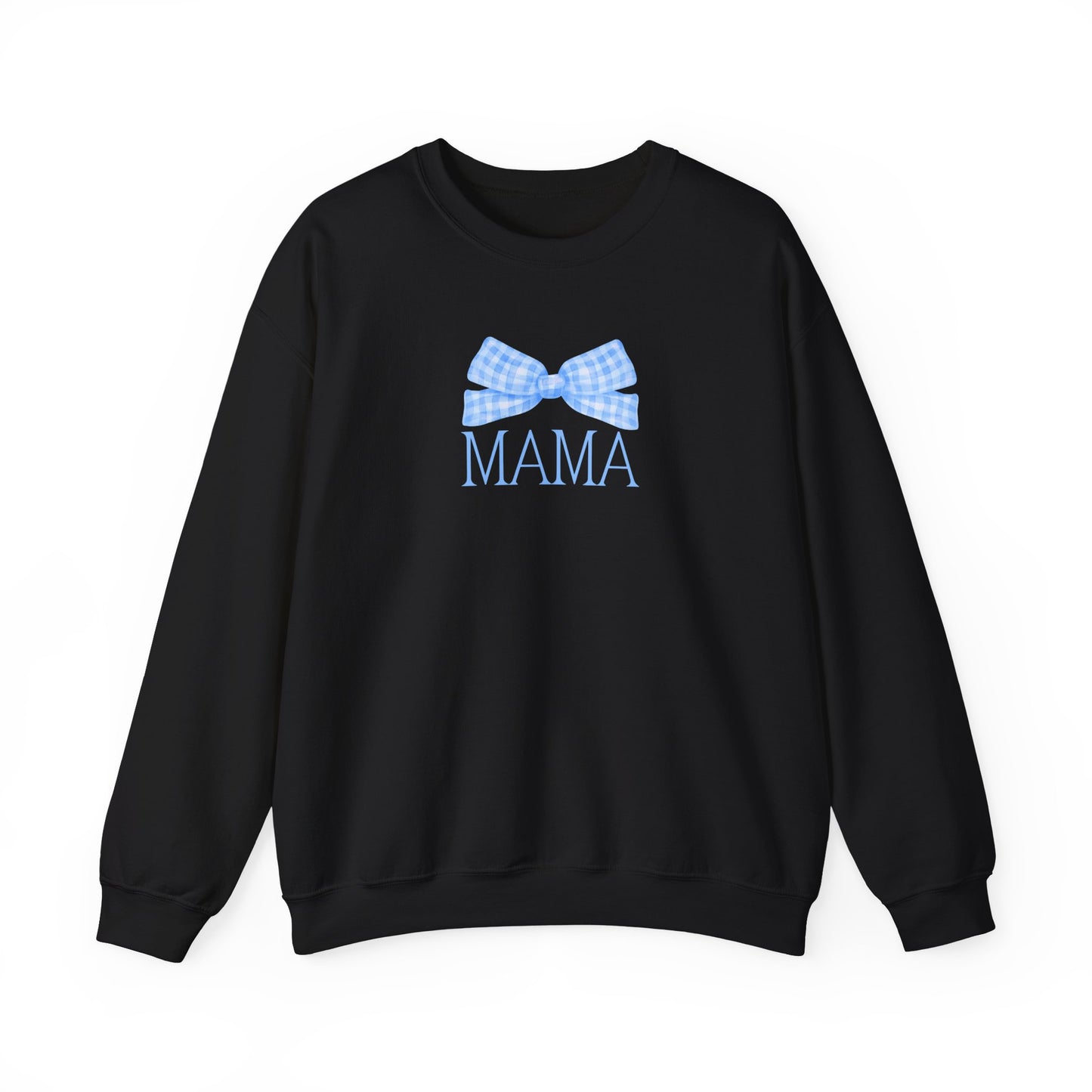 Mama Bow Blue Unisex Crewneck