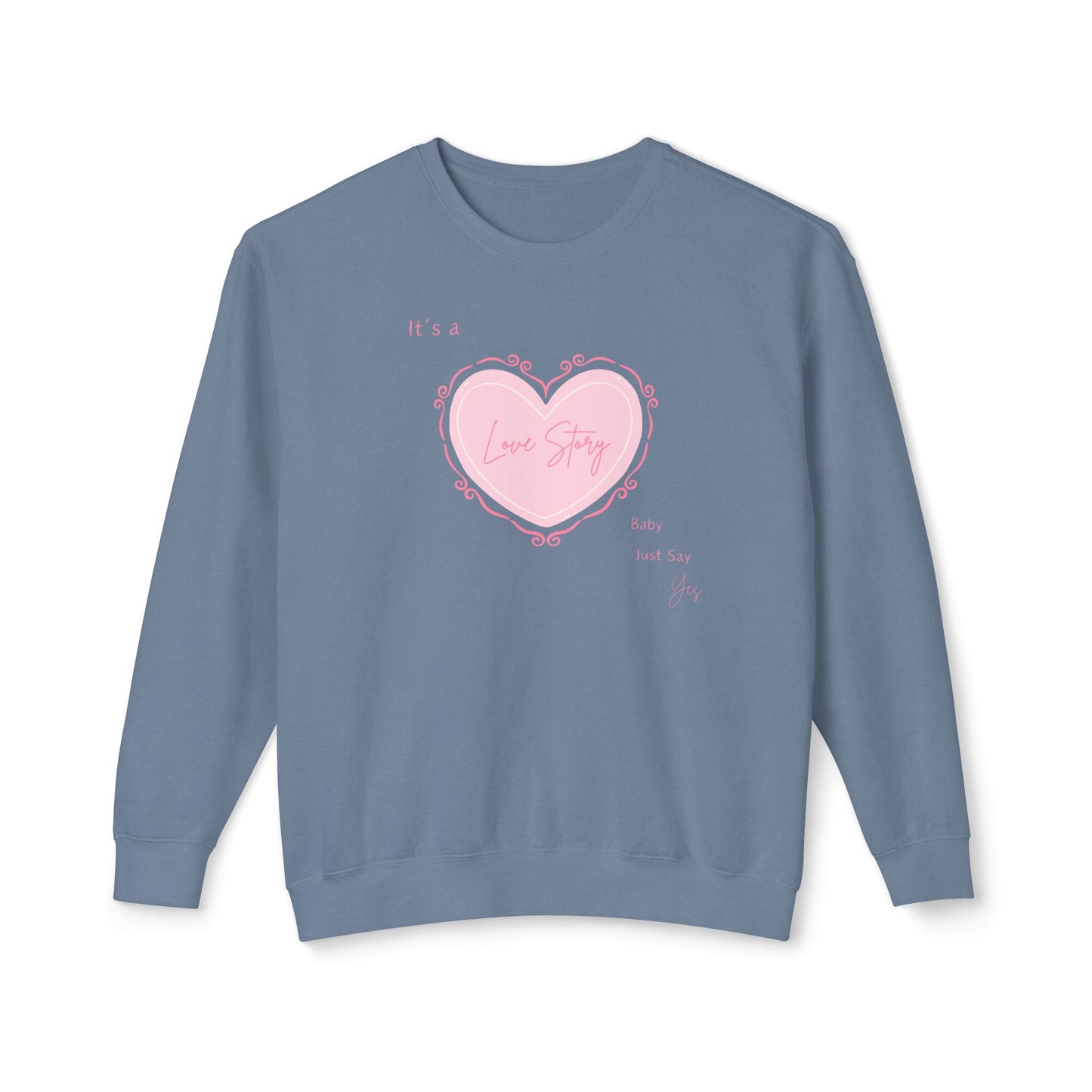 Love Story Coquette Comfort Colors Sweatshirt