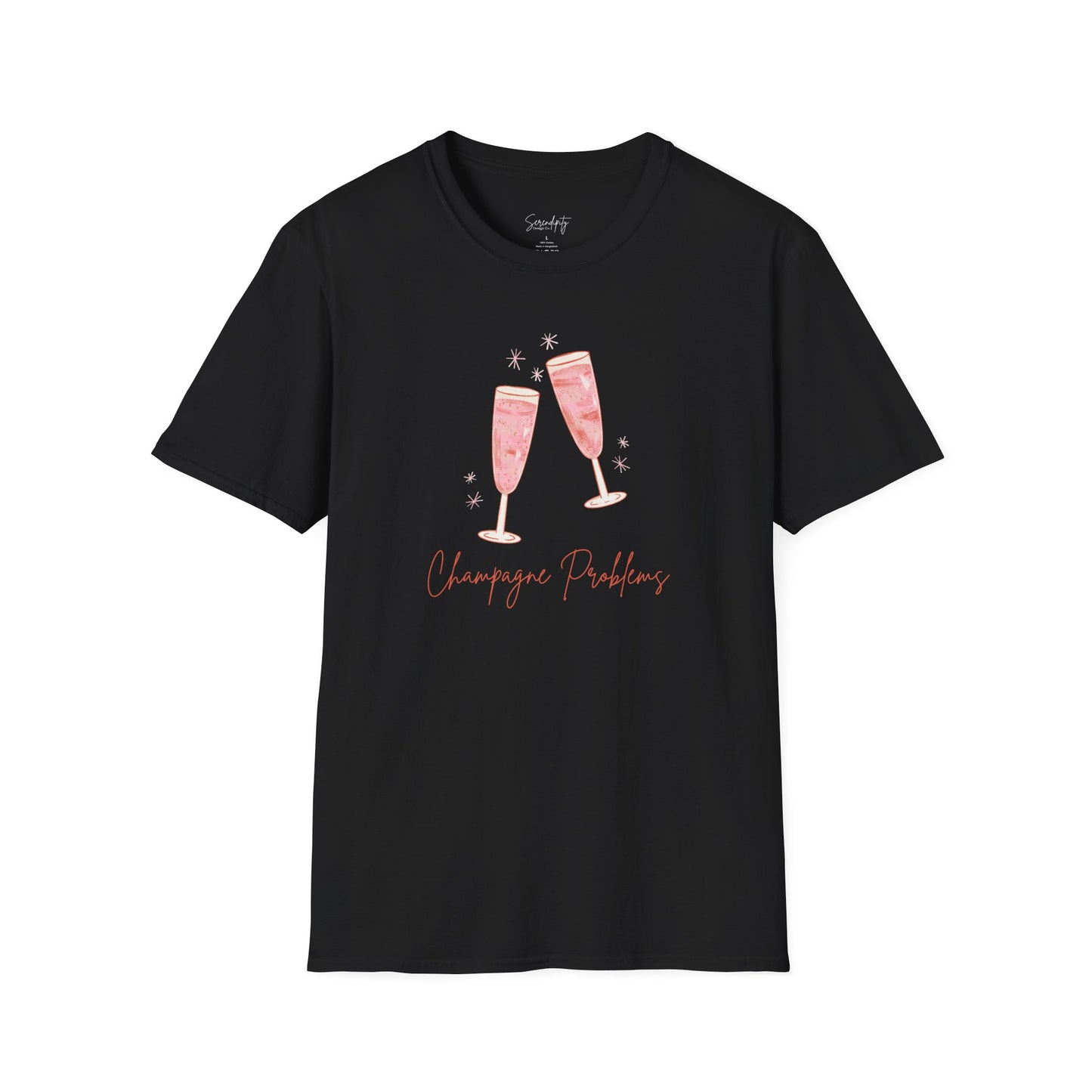 Champagne Problems Soft Style Tee
