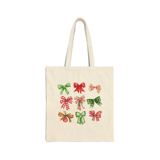 Christmas Bows Tote Bag