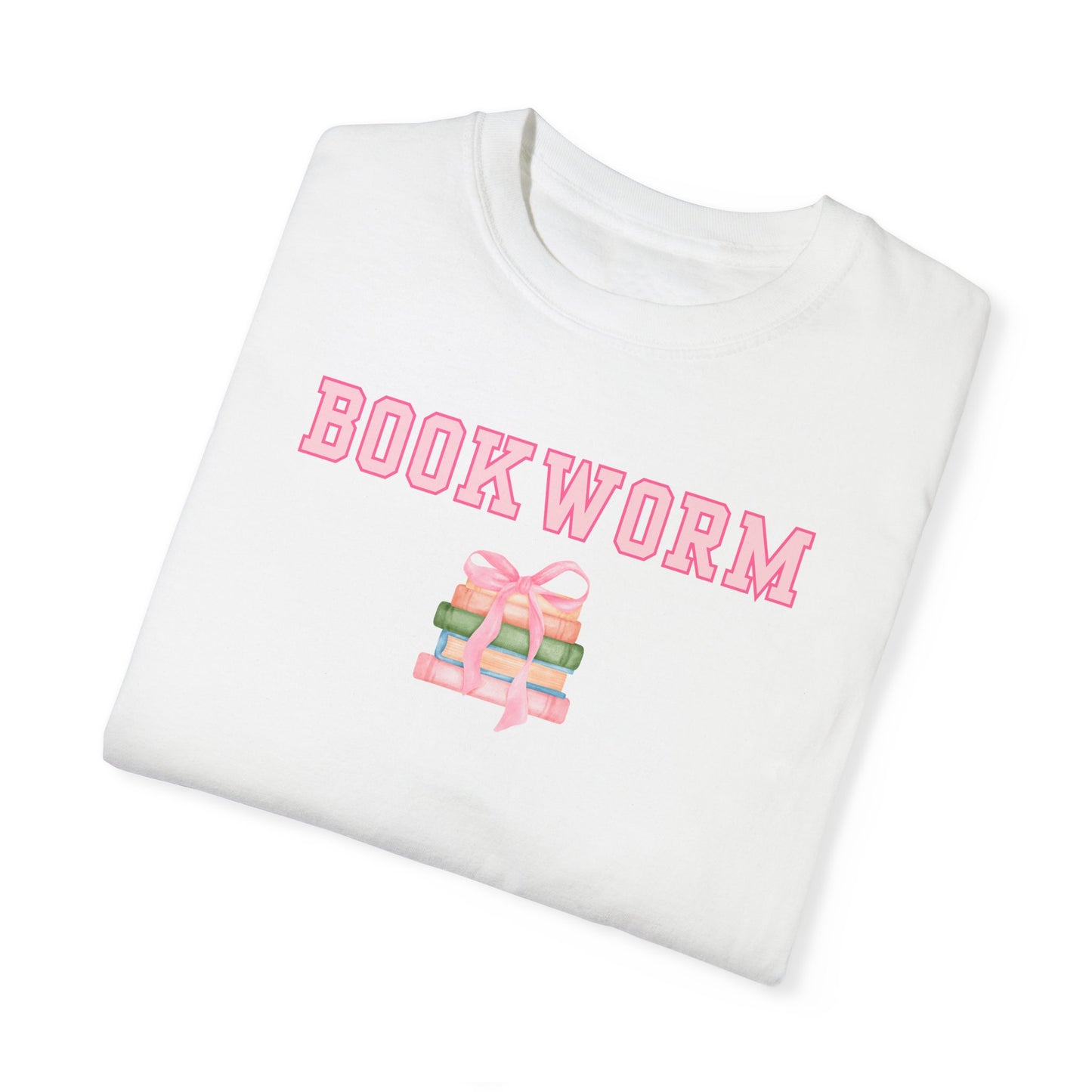 Bookworm Varsity Comfort Colors Tee